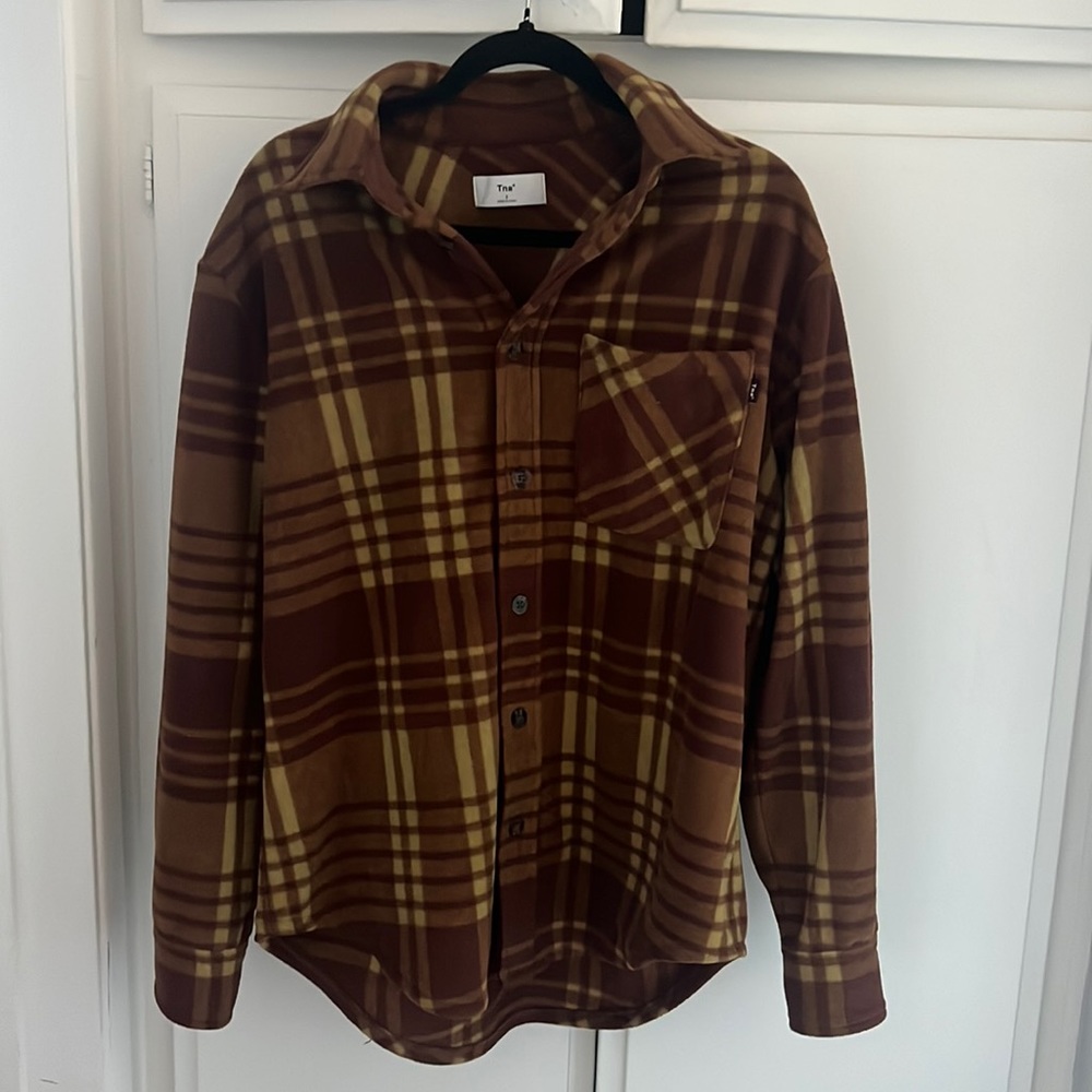 Aritzia TNA Flannel Shacket